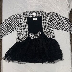 SHEIN Black and White Kids Matching Set